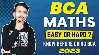 Is BCA Maths Easy or Hard ? BCA Mathematics Easy or Hard | BCA Mathematics Syllabus | Coding Giant