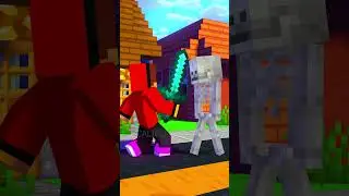 Testing a New Diamond Sword - JJ and Mikey #shorts