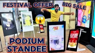 दुनिया का सबसे अनोखा तरीक़ा प्रचार का एक बार करो ज़िंदगी भर छुट्टी|| Podium Digital Standee