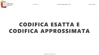 Codifica delle informazione (seconda parte)