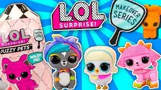 LOL Surprise FUZZY PETS 🐶 Питомцы 1 волны со всеми аксессуарами  LOL Series 5