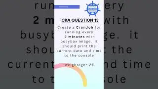 #shorts  CKA question 13 #cka  #kubernetes #docker