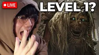 🔴LIVE: Elden Ring DLC, But We Start At Level 1 PART 2