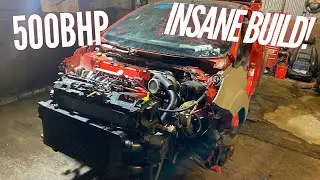 UK'S FIRST *500BHP K20 TURBO* FIESTA ST! *WIDE BODY* INSANE BUILD!