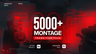 5000+ Montage TRANSITION PACK For After Effect / Premiere Pro | Transition Pack For Valorant Montage