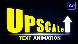 Create Smooth Scale Text Animation in After Effects
