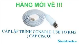 Hàng về !! Cáp lập trình Console USB to RJ45 - Cáp Cisco