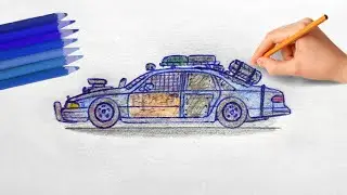 How to DRAW a CHEVROLET IMPALA 1992 for the ZOMBIE APOCALYPSE