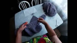 Вязание Кофточки на Линейке Мастер класс 2 часть
