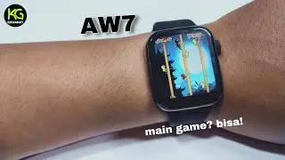 SMARTWATCH MURAH | BISA BUAT MAIN GAME DAN NONTON VIDEO | AW7