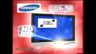 Реклама М видео 2007 Плазменный телевизор Samsung
