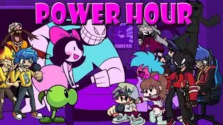 Power Hour but Every Turn a Different Character is Used🎶(FNF Power Hour but Everyone Sings It)