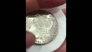 1 доллар 1884 CC Carson-City UNC Ярчайшая