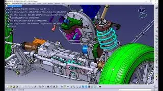 Vehicle CHASSIS in CATIA