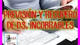 PREVISIÓN Y RECUPERO DE DEUDORES INCOBRABLES