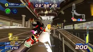 Sonic Free Riders: No Kinect [Metropolis Speedway Standard] Shadow