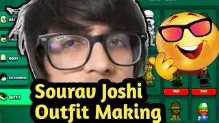 How To Make Sourav Joshi Outfit In Mini Militia / Sourav Joshi ka Outfit Kaise Banaye @VISUGamer