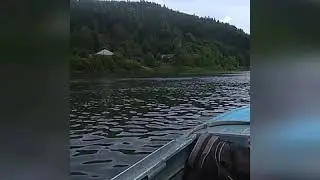 На моторной лодке по Чусовой до Голубого озера
