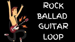 Free heavy rock ballad guitar sample Bm 88bpm