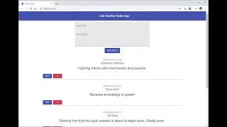 Fullstack React To-Do application tutorial.