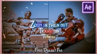smooth zoom in then out transition | after effects | 4 Methods for Zoom Transition free project file