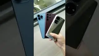 iphone 13 pro max vs Samsung S22 ultra vs Huawei P50 😱 | #shorts