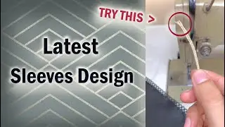 Sewing Sleeves Design😍. TRY THIS HACK  😱 #sewing #sleevesdesign #viral #youtubeshorts
