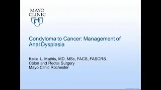 Condyloma to Cancer: Management of Anal Dysplasia by Kellie L. Mathis, MD | Preview