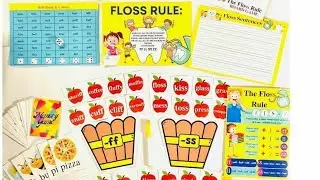 🌸Introducing Phonics - Floss Rule 🌸 //Activity kit 6in 1 @FIYAFASHION