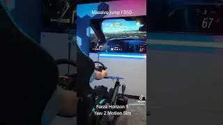 Huge Jump FH5 in Yaw 2 Motion Rig