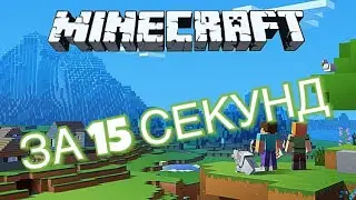 Minecraft за 15 секунд