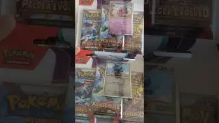 QUICK Pokémon TCG: Paldea Evolved 3 Pack Blister Opening