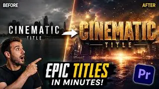 How to Create Epic Cinematic Titles in Premiere Pro