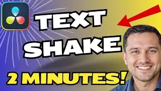 How to Create a Text Shake Effect in DaVinci Resolve | 2025