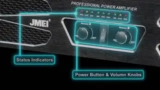 TS series 650 watts professional audio amplifier