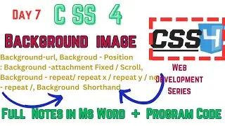 CSS Tutorial: CSS Background Image| Css Background-Image Position / Repeat  Attachment Tutorial #css