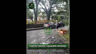 fuerte aguacero en Envigado