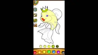 Baby coloring apps: the fishes | Edicational Game for Children