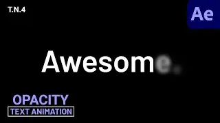 Text Animation in After Effects