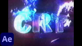 How To Make A Crazy CRT Effect In After Effects (Tutorial)