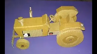 How to make a RC Tractor from cardboard