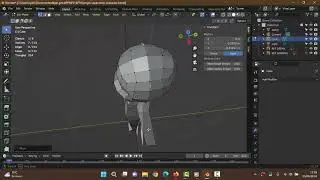 Belajar bersama aplikasi Blender - Membuat animasi character part 2a