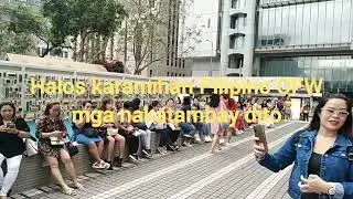 Sikat na Lugar Tagpuan ng mga Pilipino OFW #BLACKMANHK #WALKINGTOURVLOG @ateghalah1436