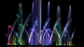 " Musical Fountain with Water Screen " การแสดงนำ้พุดนตรี เชียงใหม่ไนท์ซาฟารี Chiang Mai Night Safari