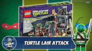 Обзор LEGO Teenage Mutant Ninja Turtles 79103 Turtle Lair Attack (Атака Логова Черепашек)