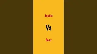 difference between double and float 