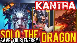 👑 Kantra - an uncut diamond 👑 Save your ENERGY ⚡️➡️ Level Food 🐓on Dragon🐲 | RAID Shadow Legends