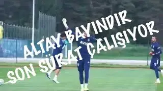 Fenerbahçe Kalecisi Altay Bayındır Antrenmanından Görüntüler Goalkeeper Training