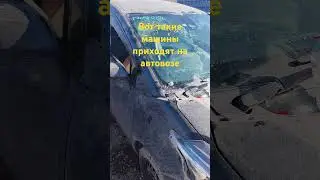 вот так привозят машины на автовозе