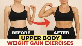 Weight Gain Workout for Skinny Girls 🔥 Upper Body Exercises at Home|  Series 3 